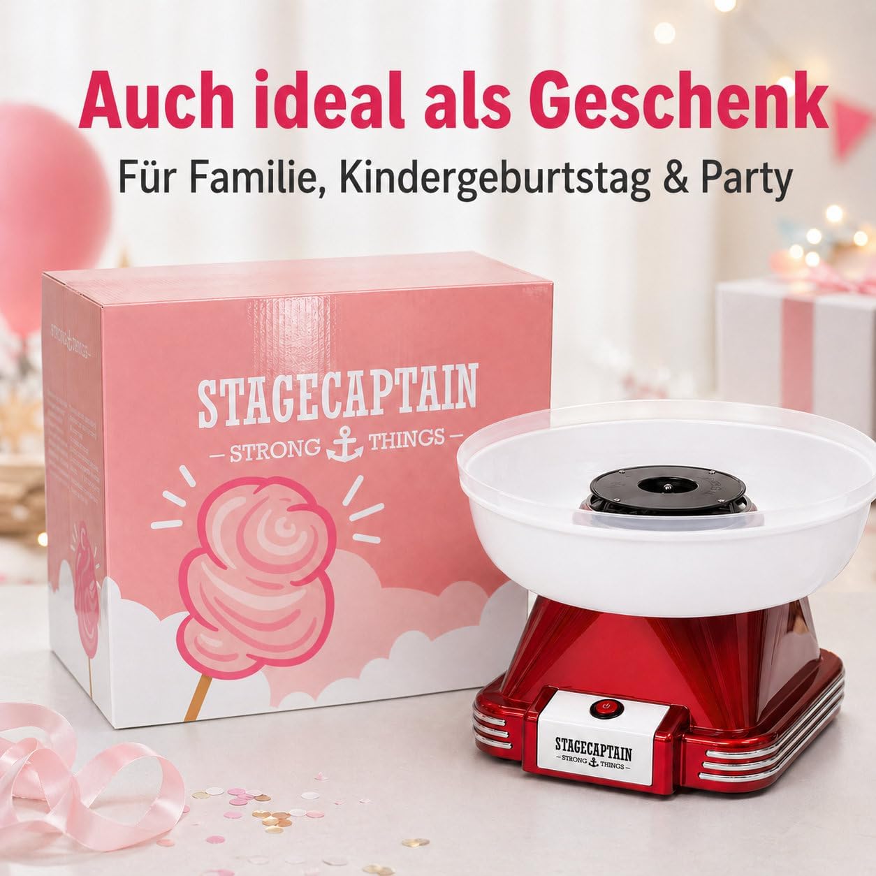 Zuckerwattemaschine CFM-500 MKII für Partyspass