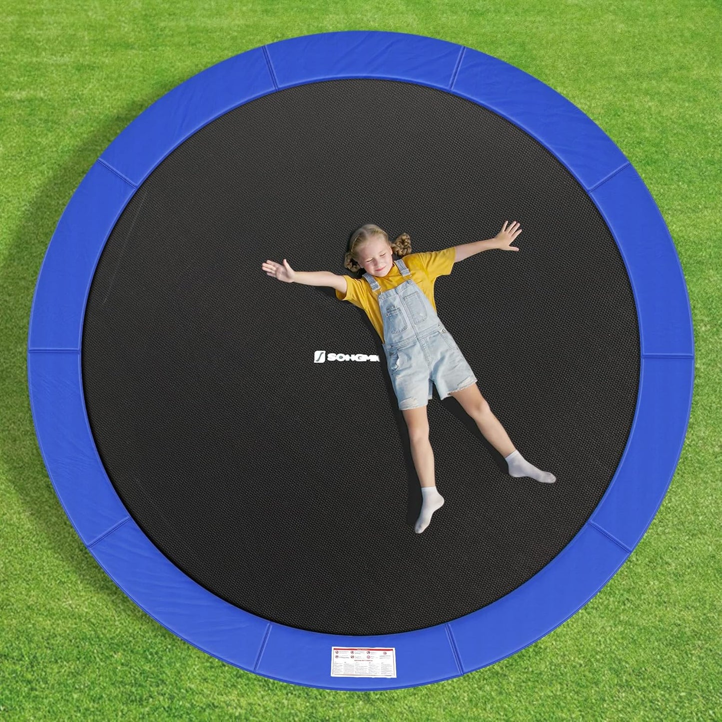 Trampolin-Randabdeckung, 366 cm, 366 cm Blau