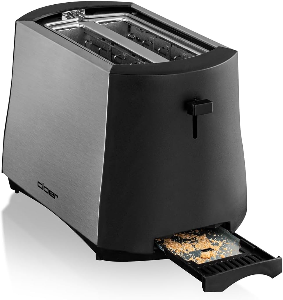 Toaster 3419, Edelstahlgehäuse 2 Scheiben Single