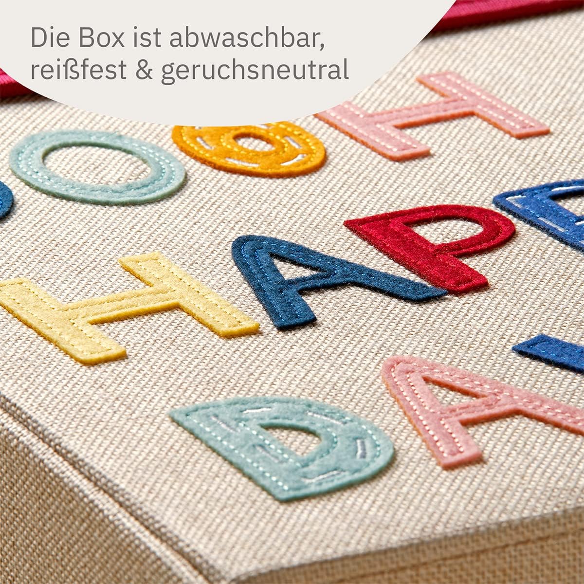 Aufbewahrungsbox mit Deckel, Happy Day