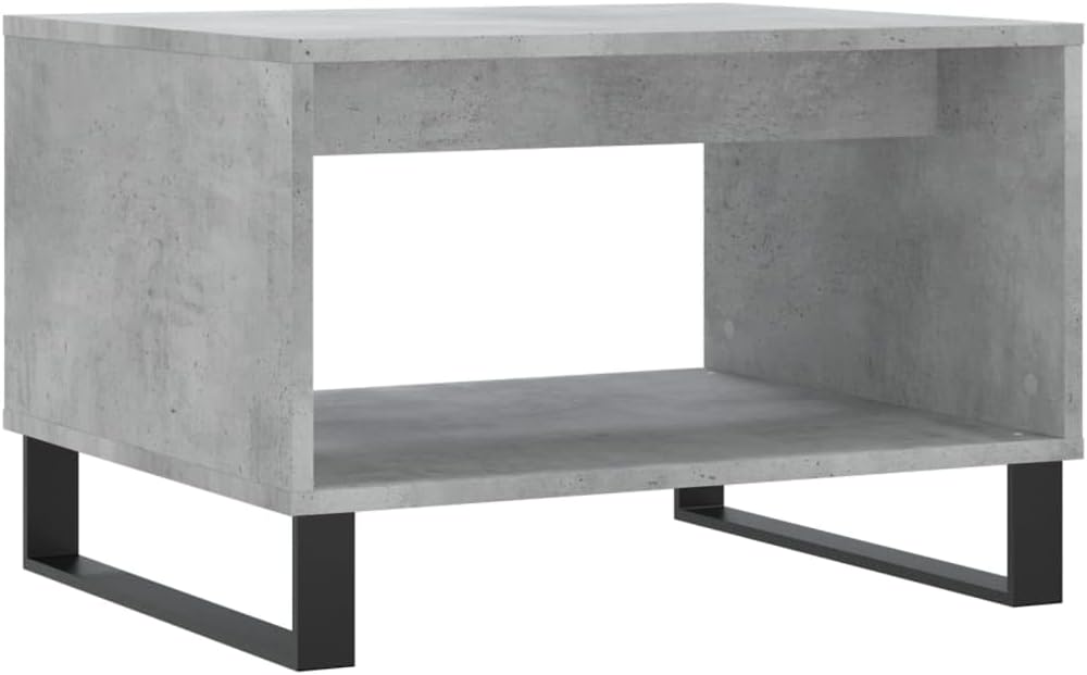 Rechteckiger Couchtisch, Betongrau
