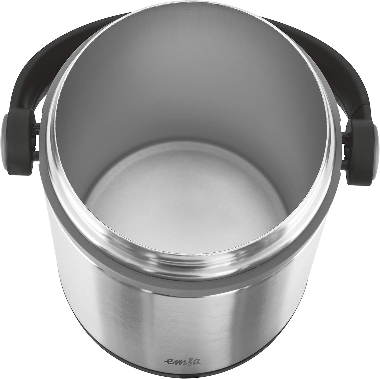 Isolier-Speisegefäss mit Speiseeinsätzen, Schwarz 1.7 L Single
