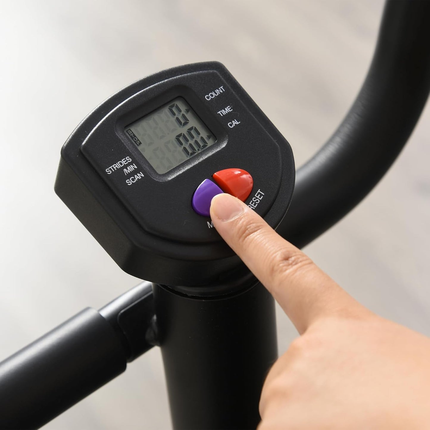 Heimtrainer mit Haltegriff und LCD Display