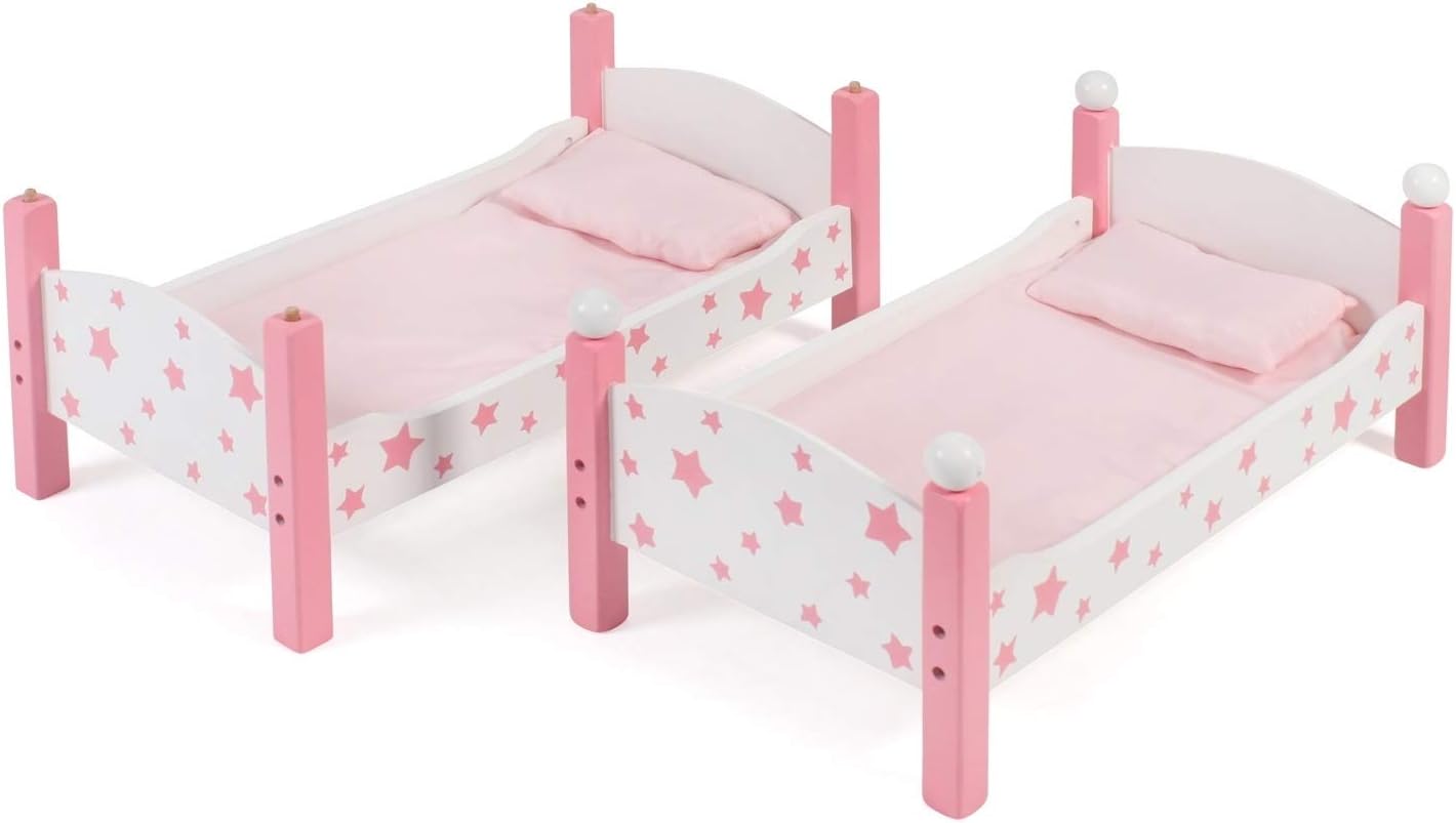 Stars Pink - Puppenbett, Stars Pink