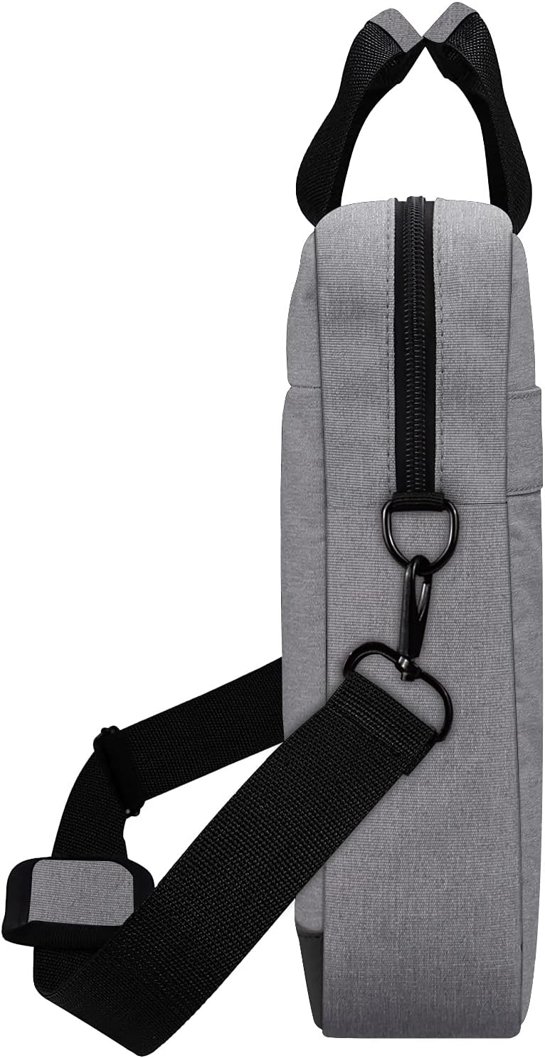 Laptoptasche mit Schultergurt, Grau 15,6-16