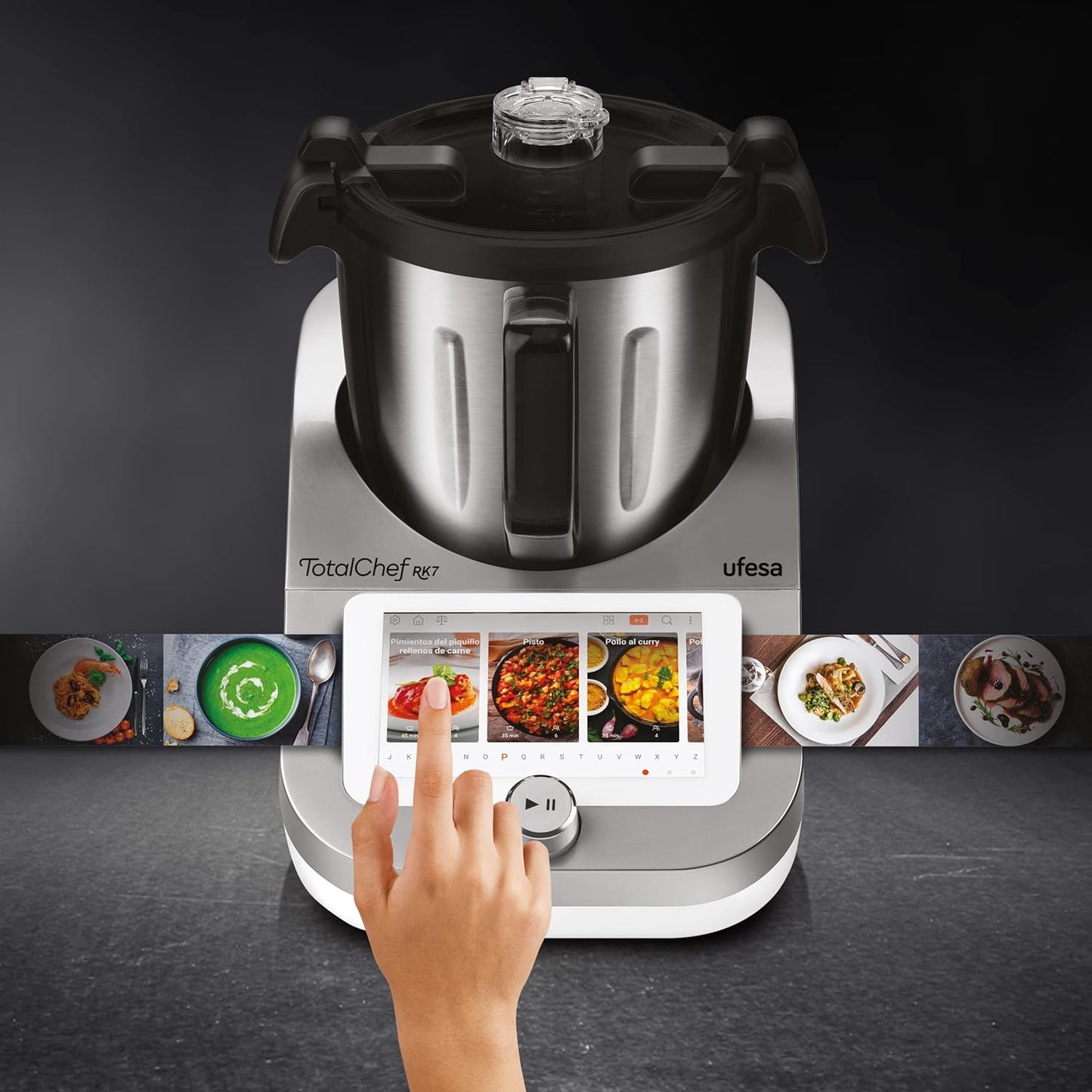 TotalChef RK7 Multifunktions-Küchenmaschine mit WLAN, RK7