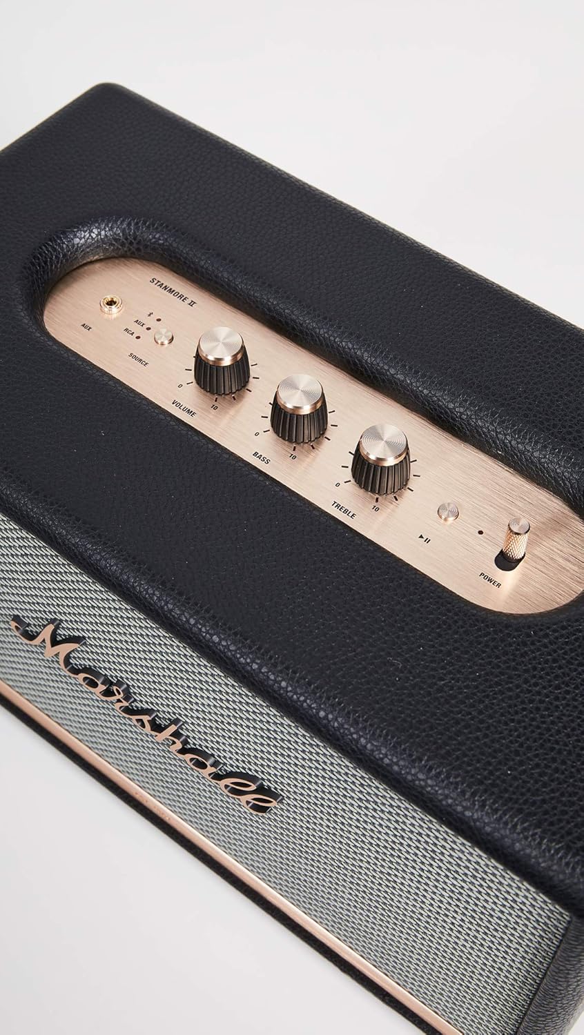 Stanmore II Bluetooth Lautsprecher, Schwarz Heimlautsprecher Stanmore II
