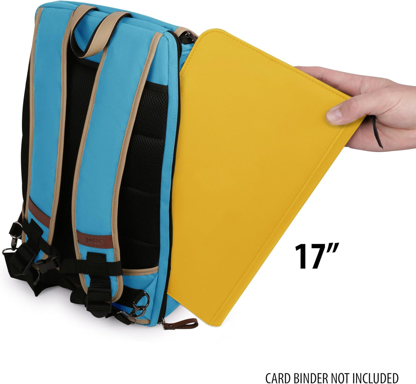Sammelkarten-Aufbewahrungsbox-Rucksack, Einheitsgrösse Blau