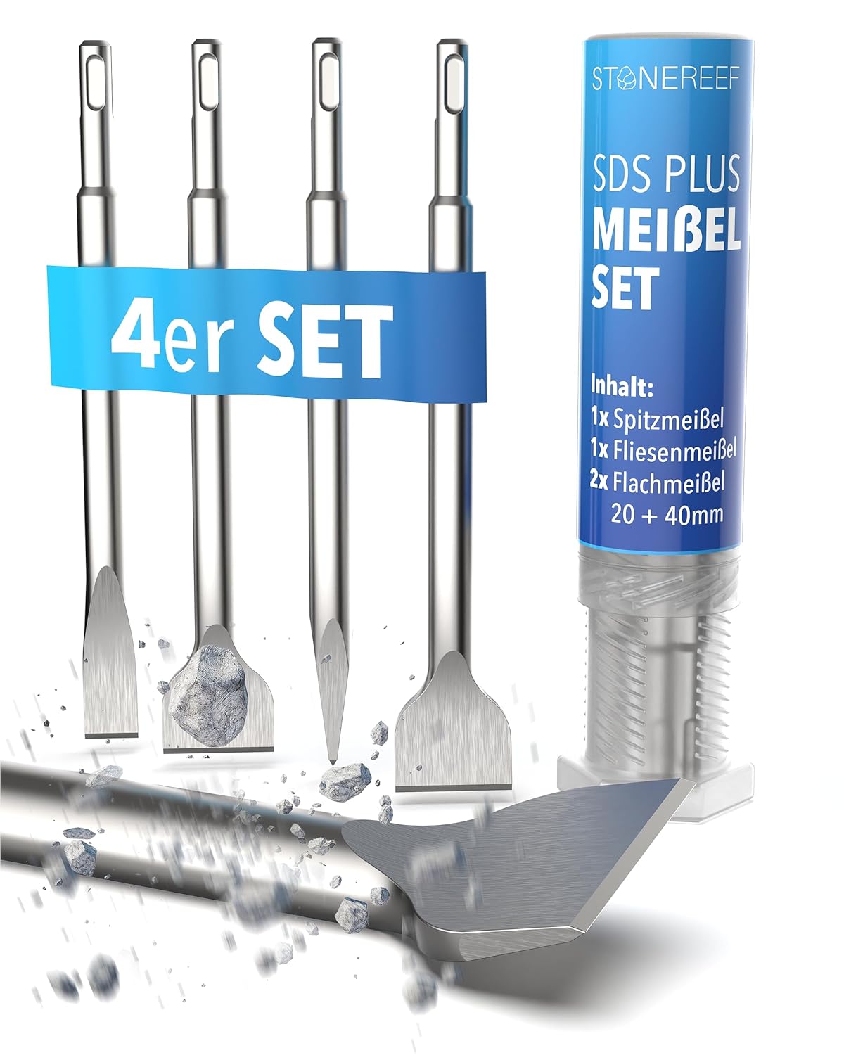 4-teiliges Meissel Set