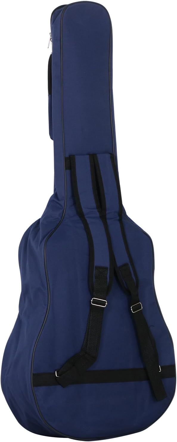 Wasserdichte Gitarrentasche mit Schultergurten, Blau