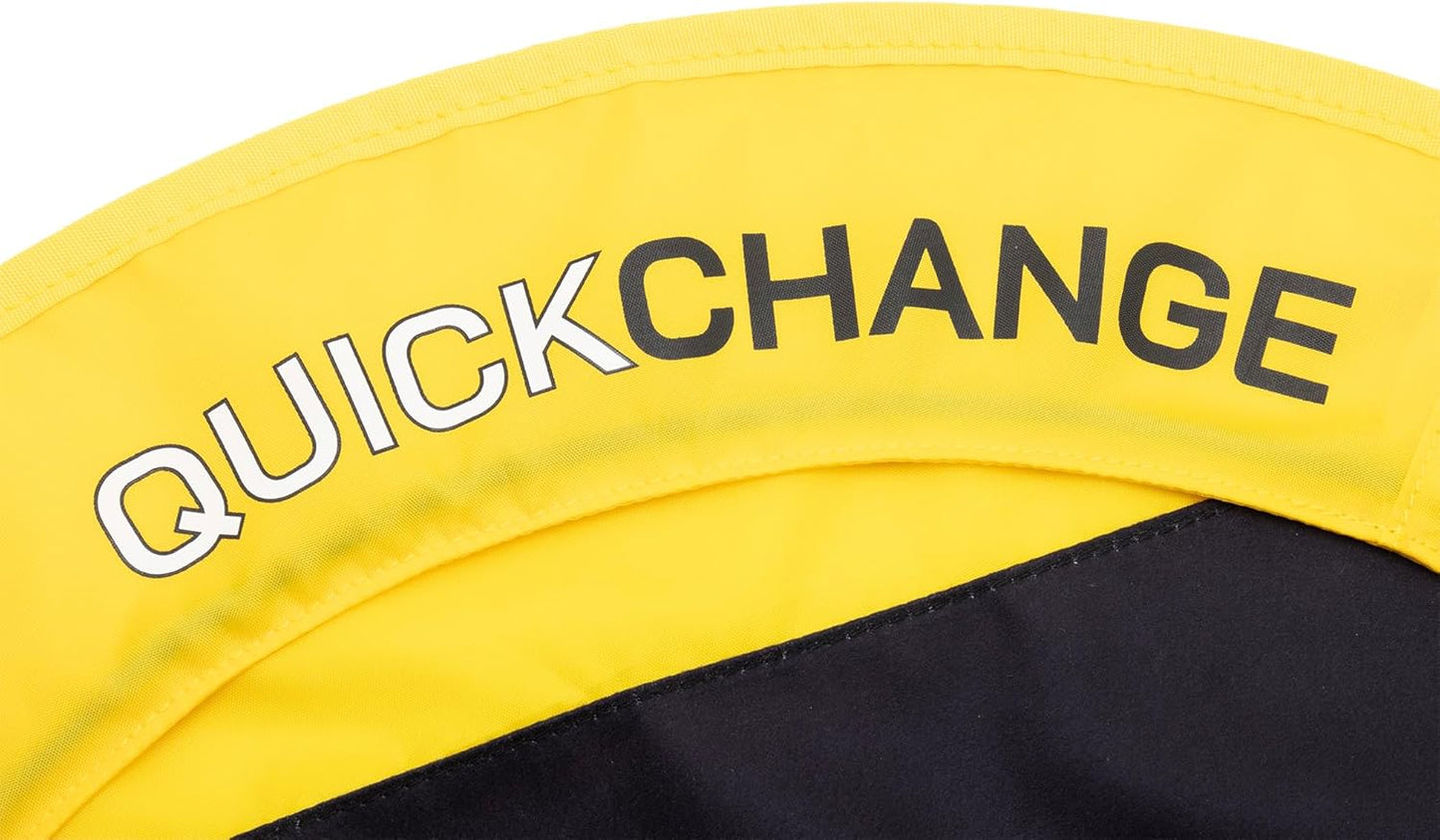 Quickchanging Mat Compact Hygienematte für Wassersport & Umkleideräume, Mat Compact Ø 55cm Gelb