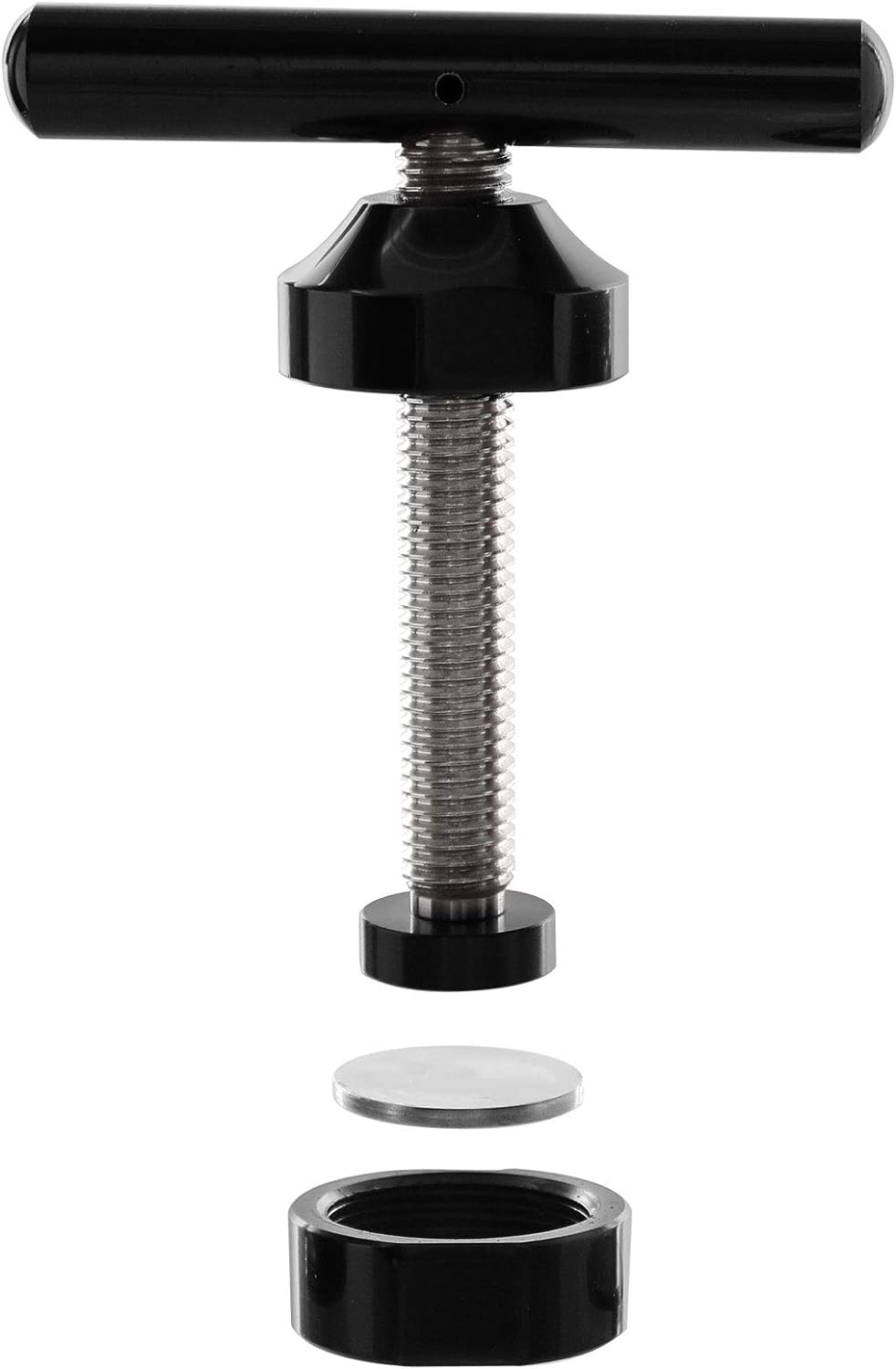 Pollenpresse, Schwarz ; Aluminium