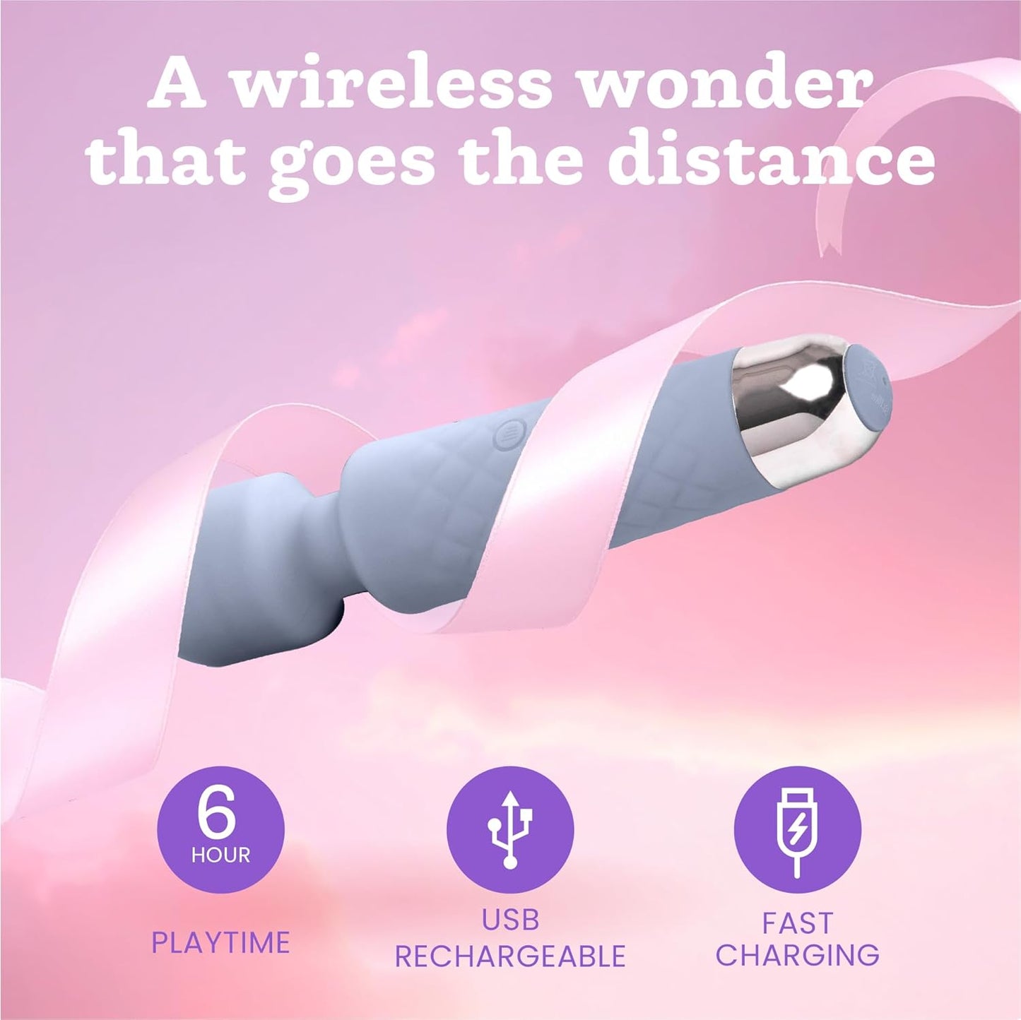 Vibrator für Frauen mit 20 Vibrationsmodi, Sanfte Welle