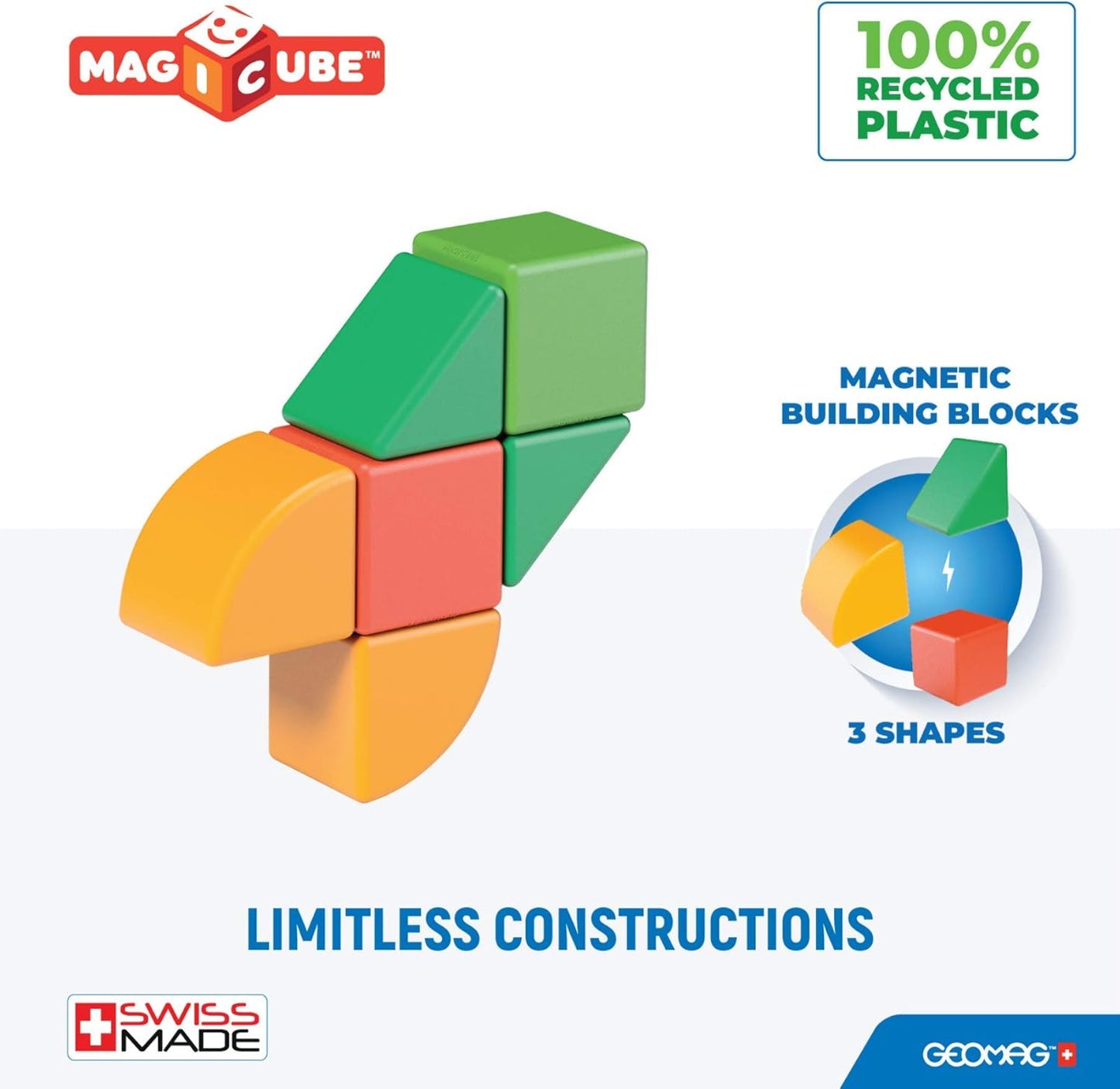 Magicube Magnetische Blöcke, 6 pz