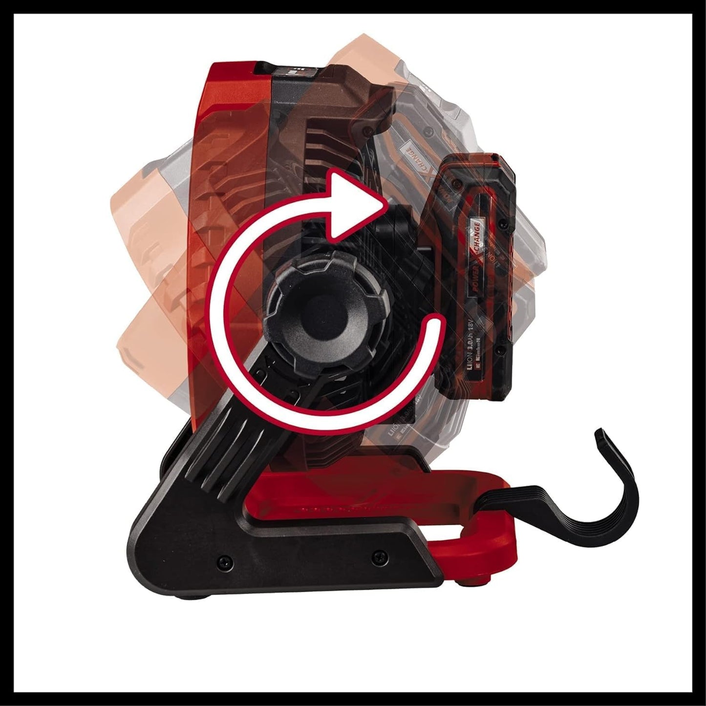 GE-CF 18/2200 Li Akku-Ventilator, ohne Akku und Ladegerät