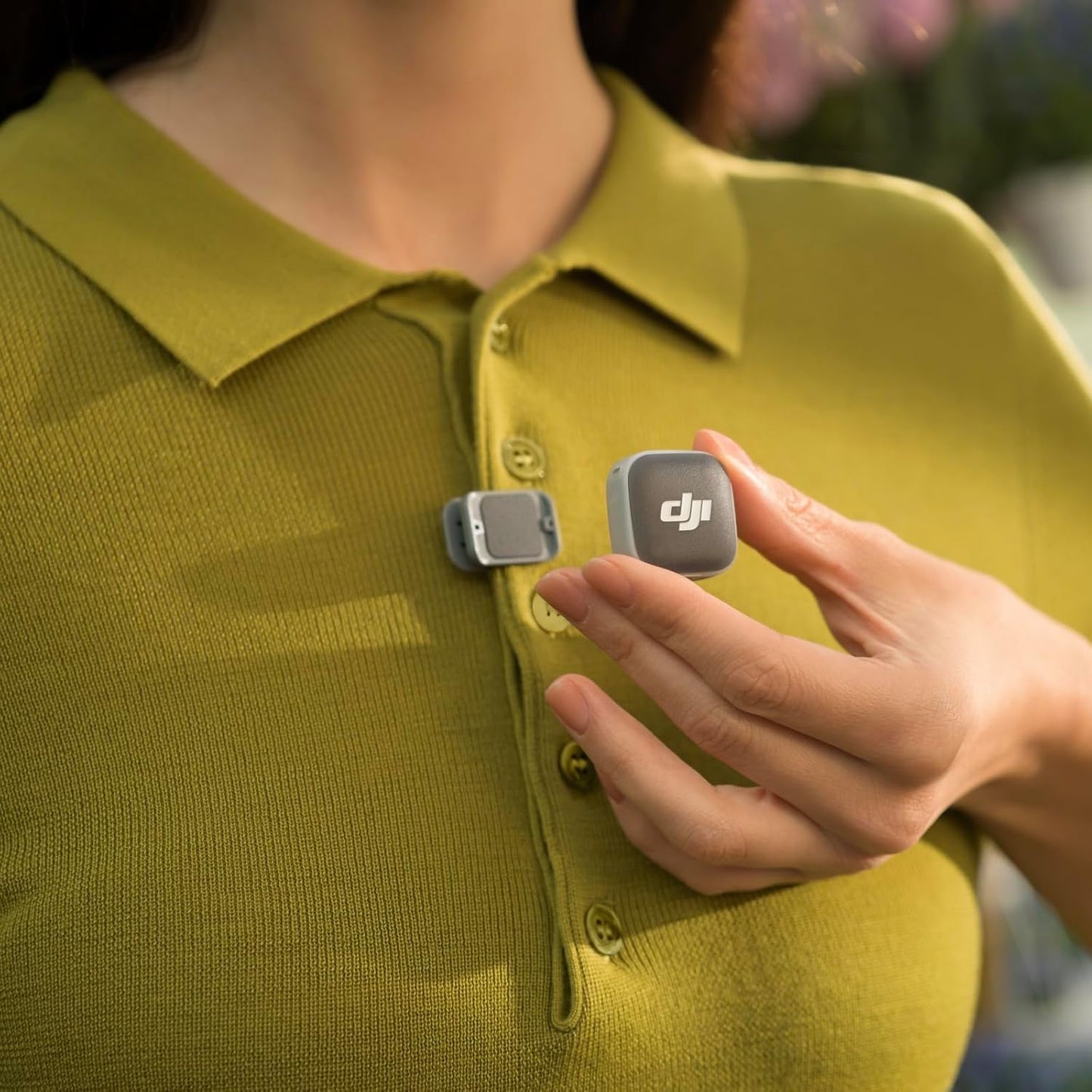 Kabelloses Lavalier Mikrofon mit Geräuschunterdrückung, Sender Mini 2 Sender