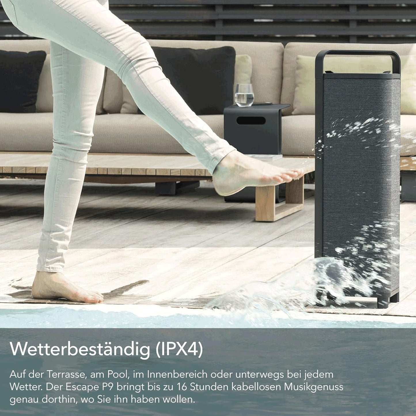 Bluetooth Lautsprecher P9, Schwarz
