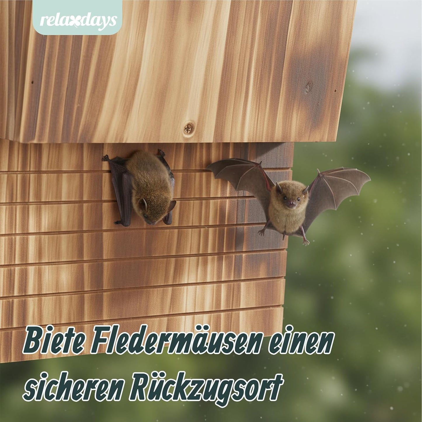 4er-Set Fledermauskasten