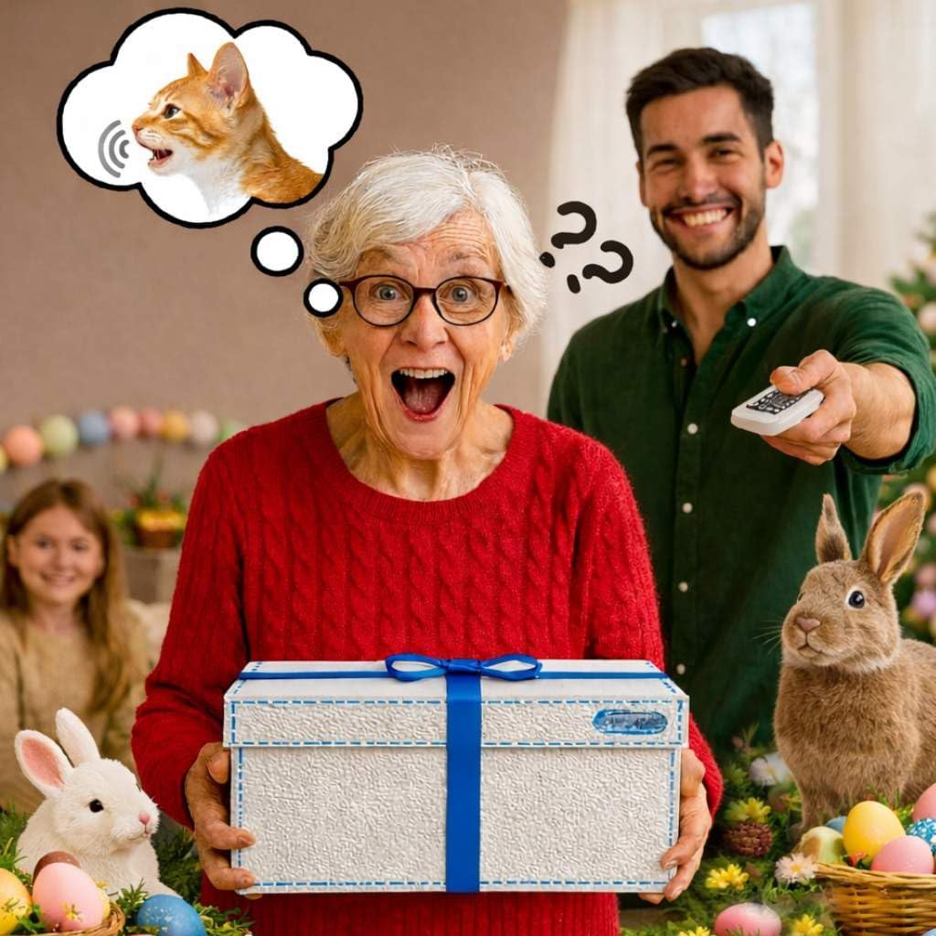 Interaktive Ostergeschenkbox mit Tiergeräuschen und Bewegungen, 96682