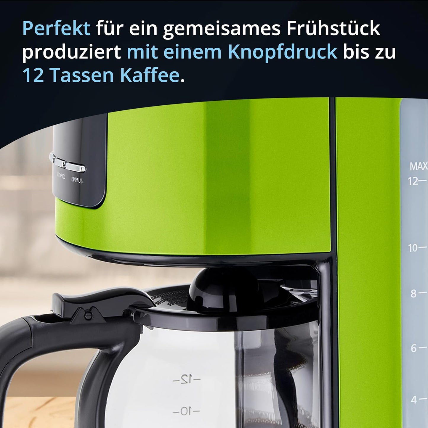 Filterkaffeemaschine KA-184, Lime (Grün)