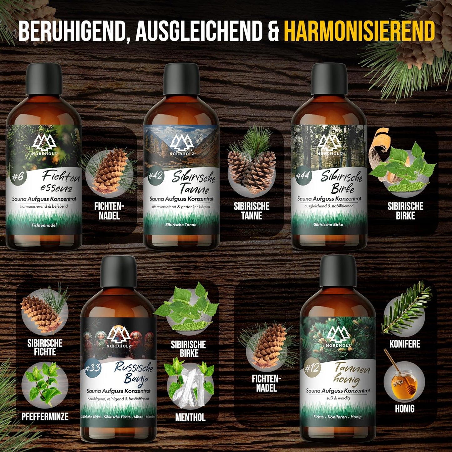 Saunaaufguss Set Sibirische Reise, Sibirische Reise
