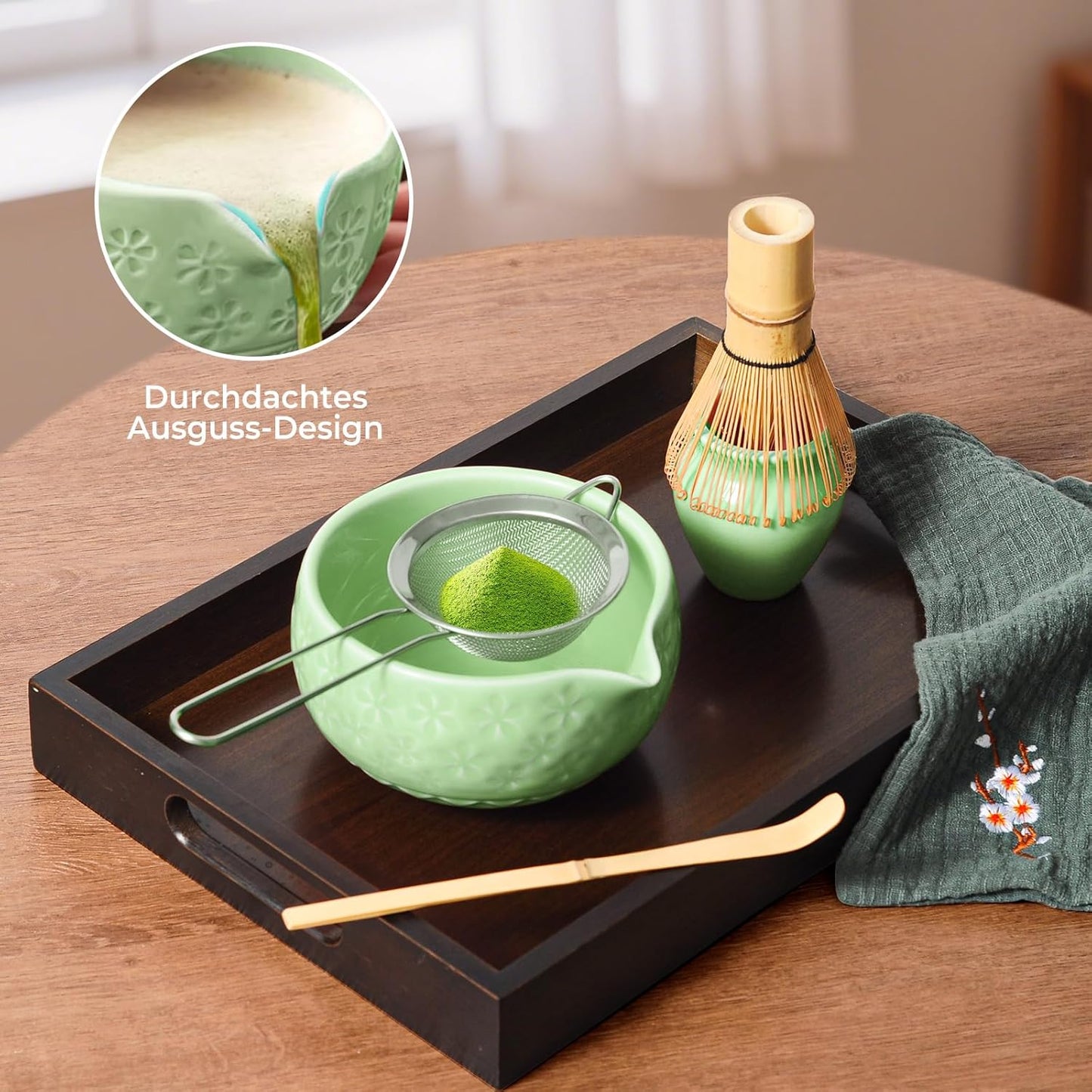 7-teiliges Matcha-Tee-Set, Green