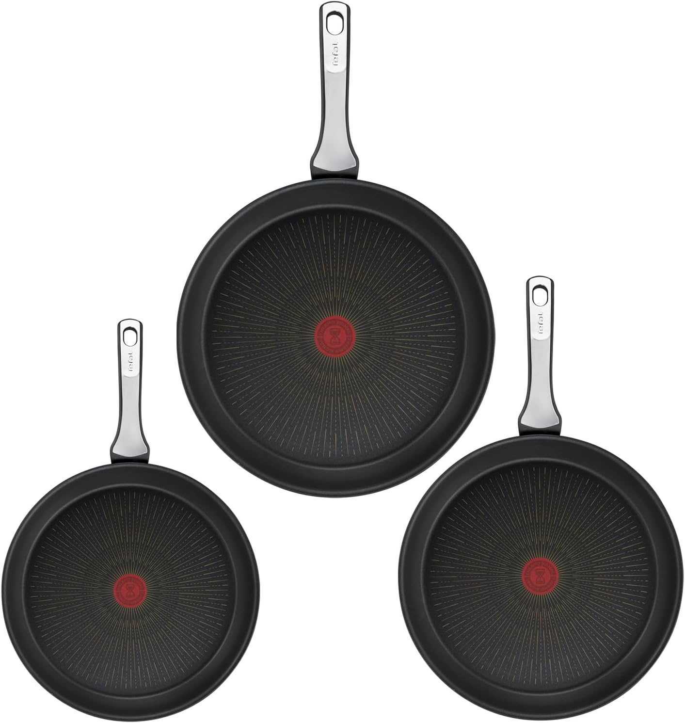 3-teiliges Pfannenset Unlimited On, Pfannenset 3-teilig Bratpfannen 20 cm/ 24 cm/ 28 cm