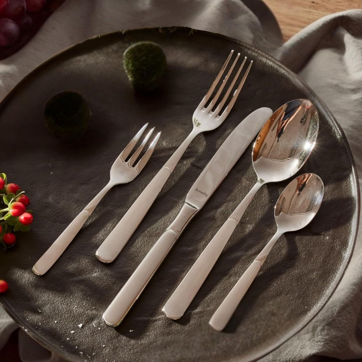 Satina Besteckset für 12 Personen, Satina