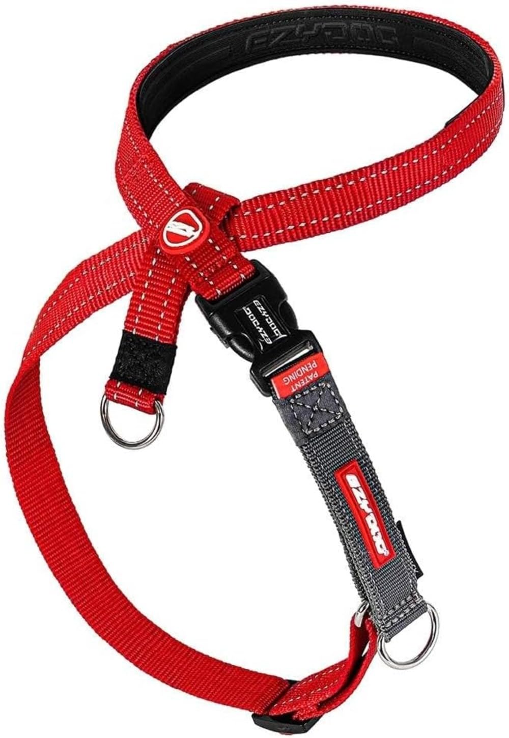 Anti-Zieh Hundegeschirr Crosscheck, M (45 - 64cm) Rot