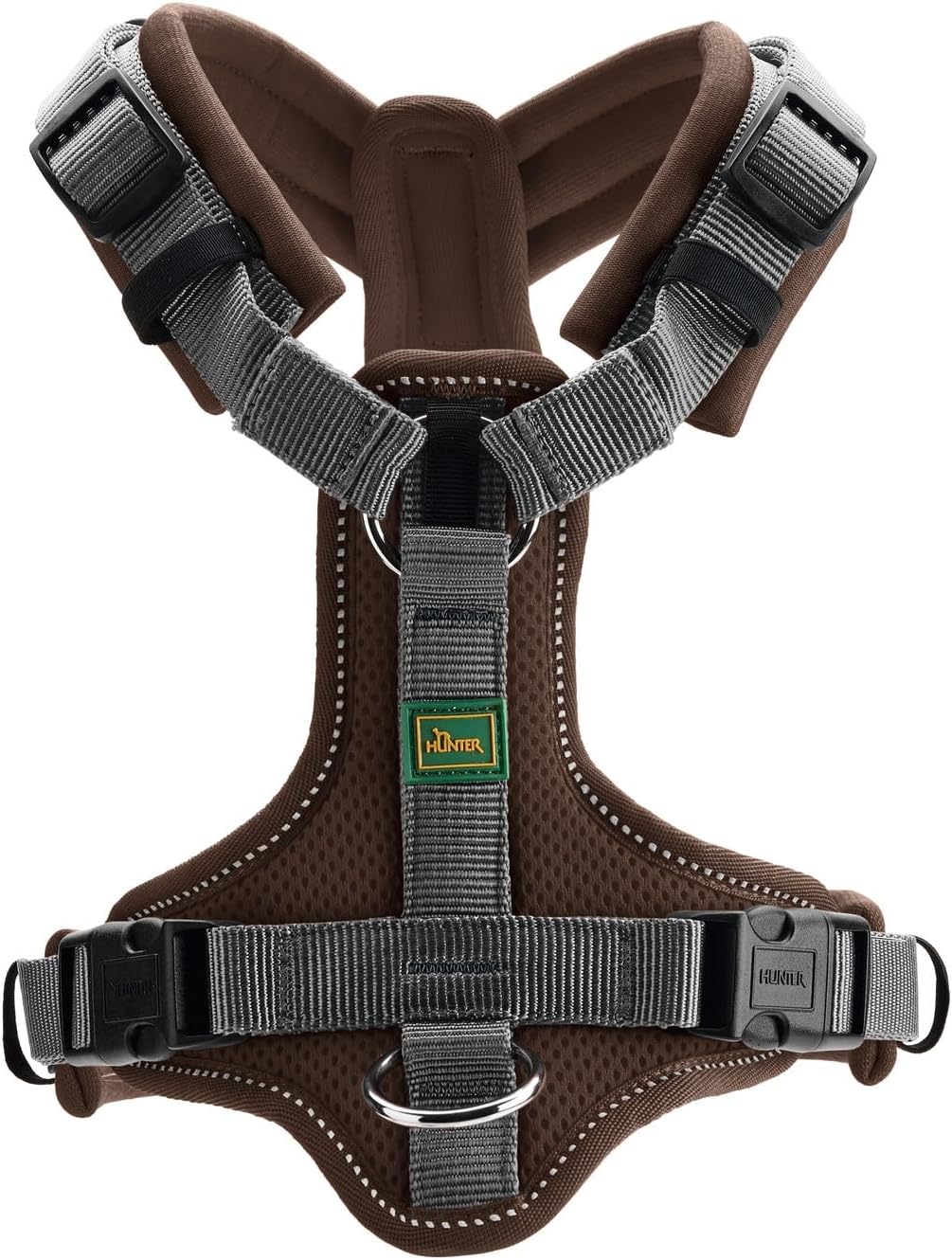 Hundegeschirr Maldon UP, braun/grau M-L