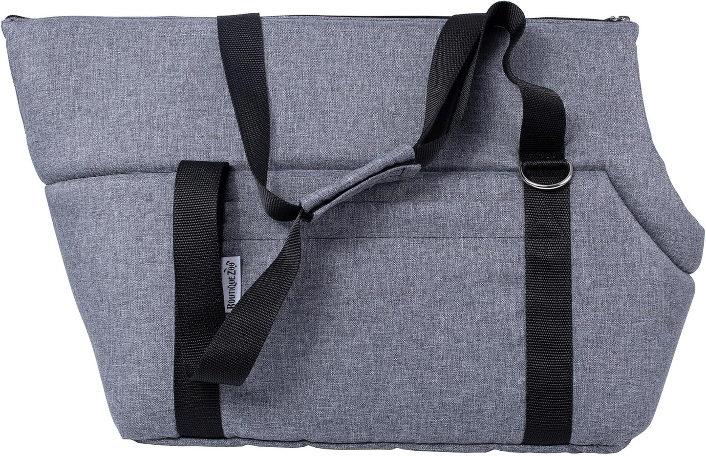 Hundetragetasche bis 15 kg, faltbar & waschbar, XL Grau