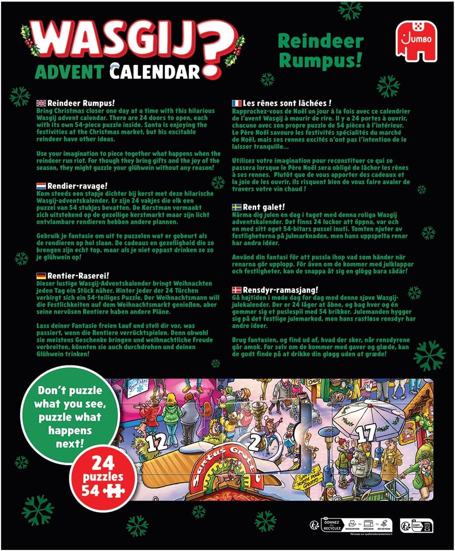 Weihnachtspuzzle Adventskalender 2025