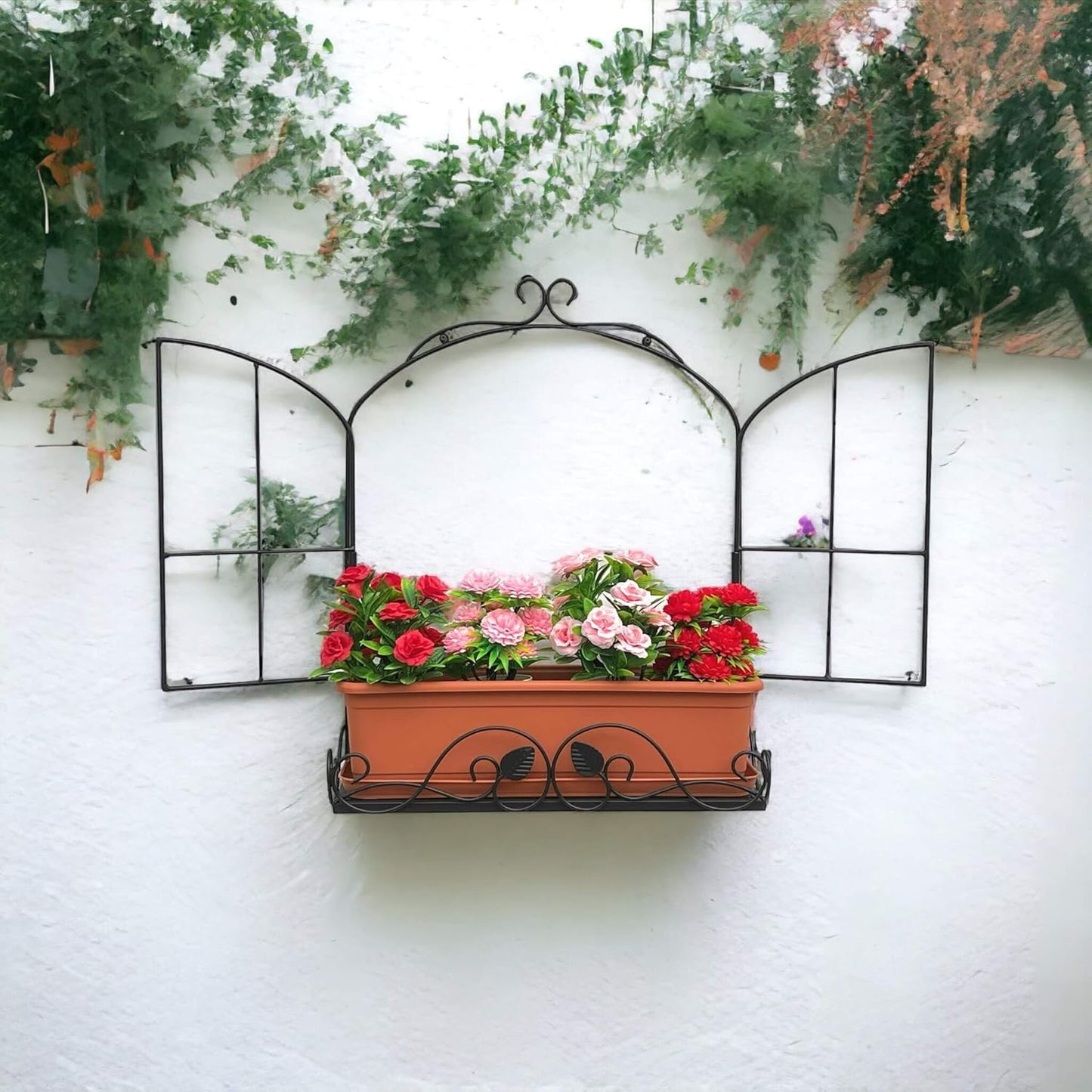 Wandblumenhalter, Blumenregal