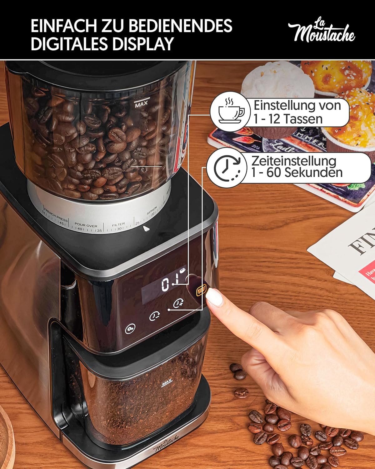 Kaffeemühle GrindMaster BD-CG018, BD-CG018