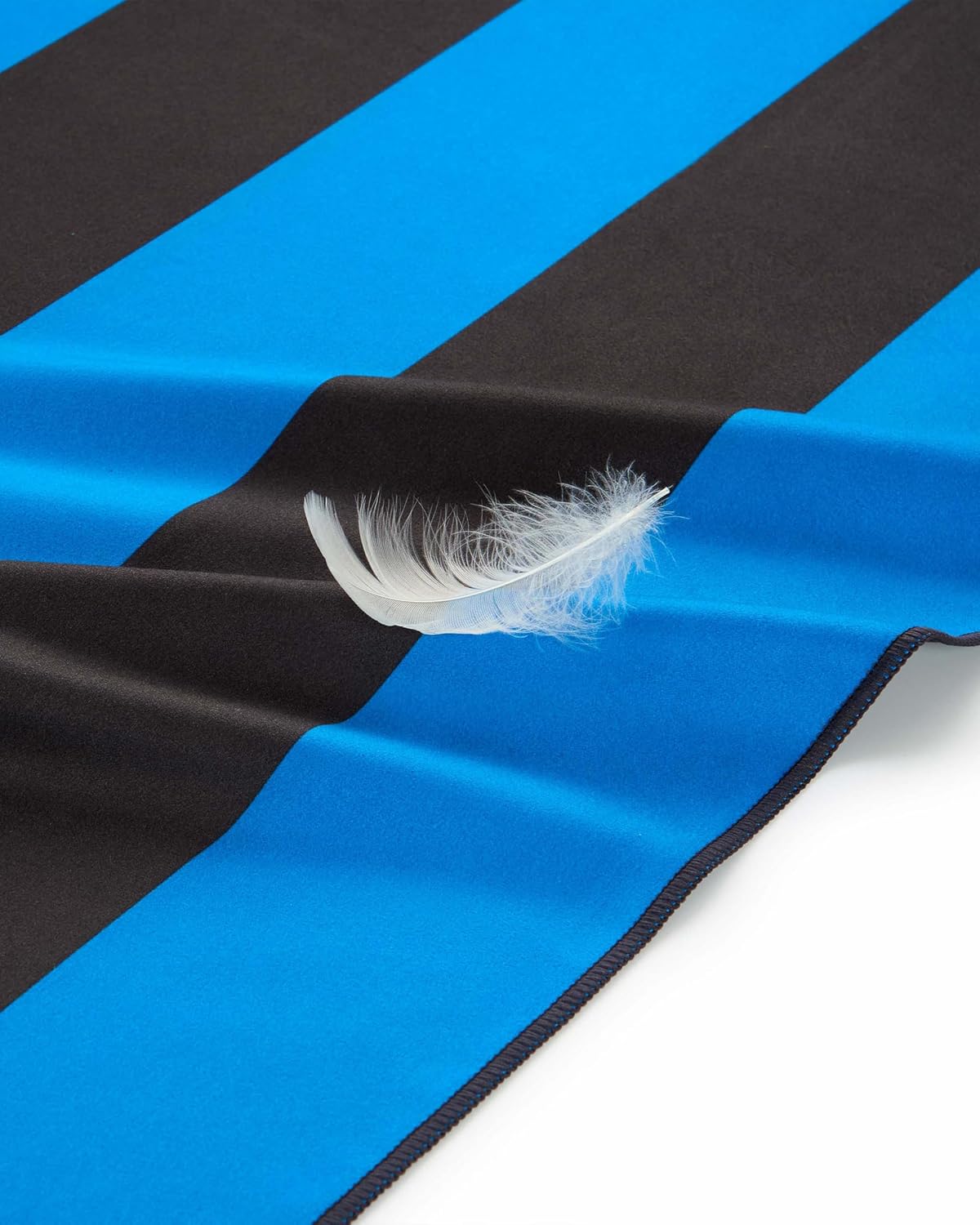 XXL-Mikrofaser-Strandtuch, 200cm x 90cm 07 Blau - Dunkelgrau