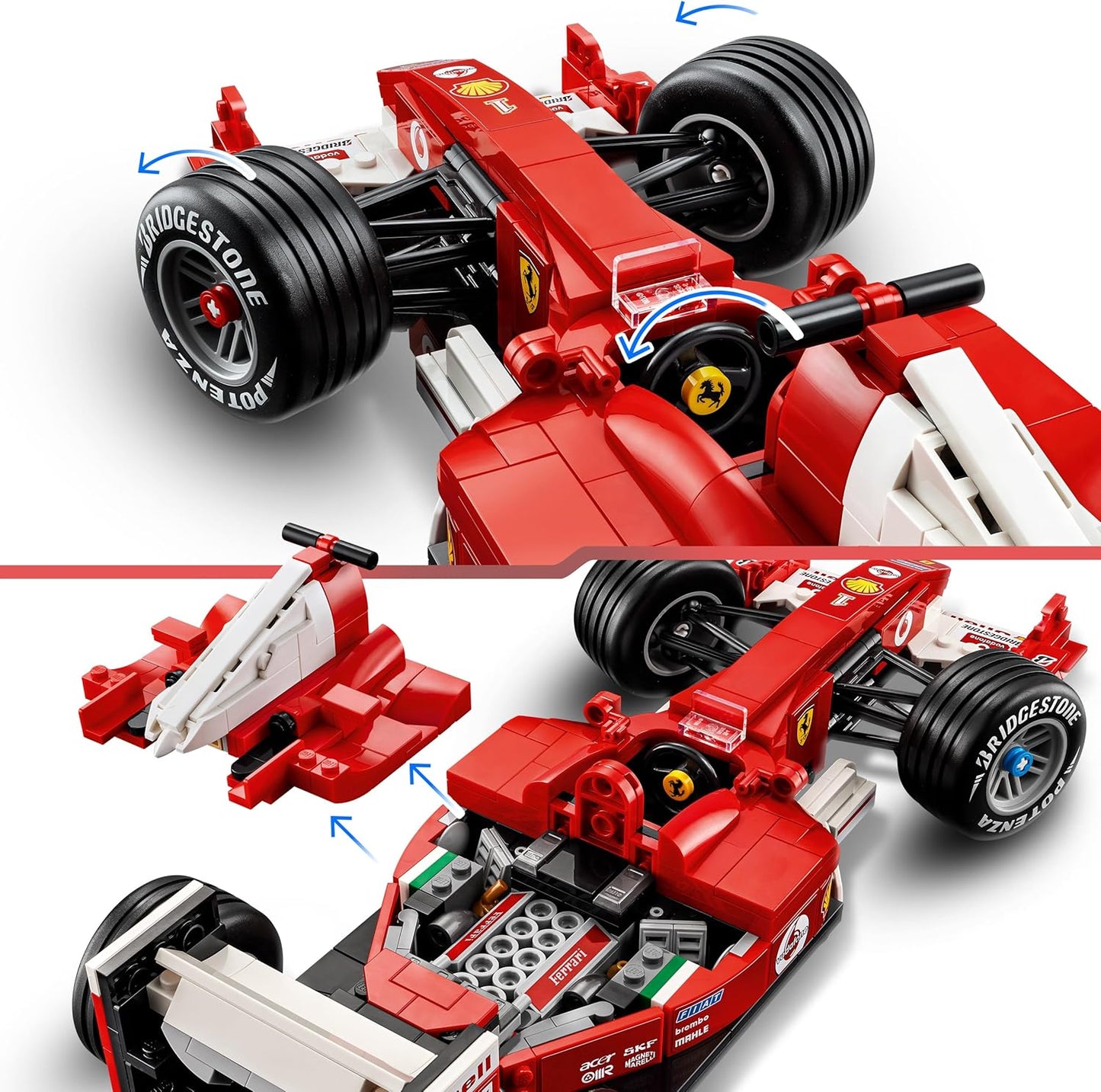 Ferrari F2004 und Michael Schumacher