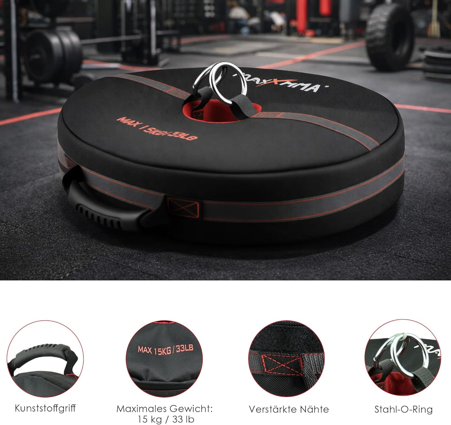 Doppelendball-Anker für Boxsack, Reflexball & Battle Rope