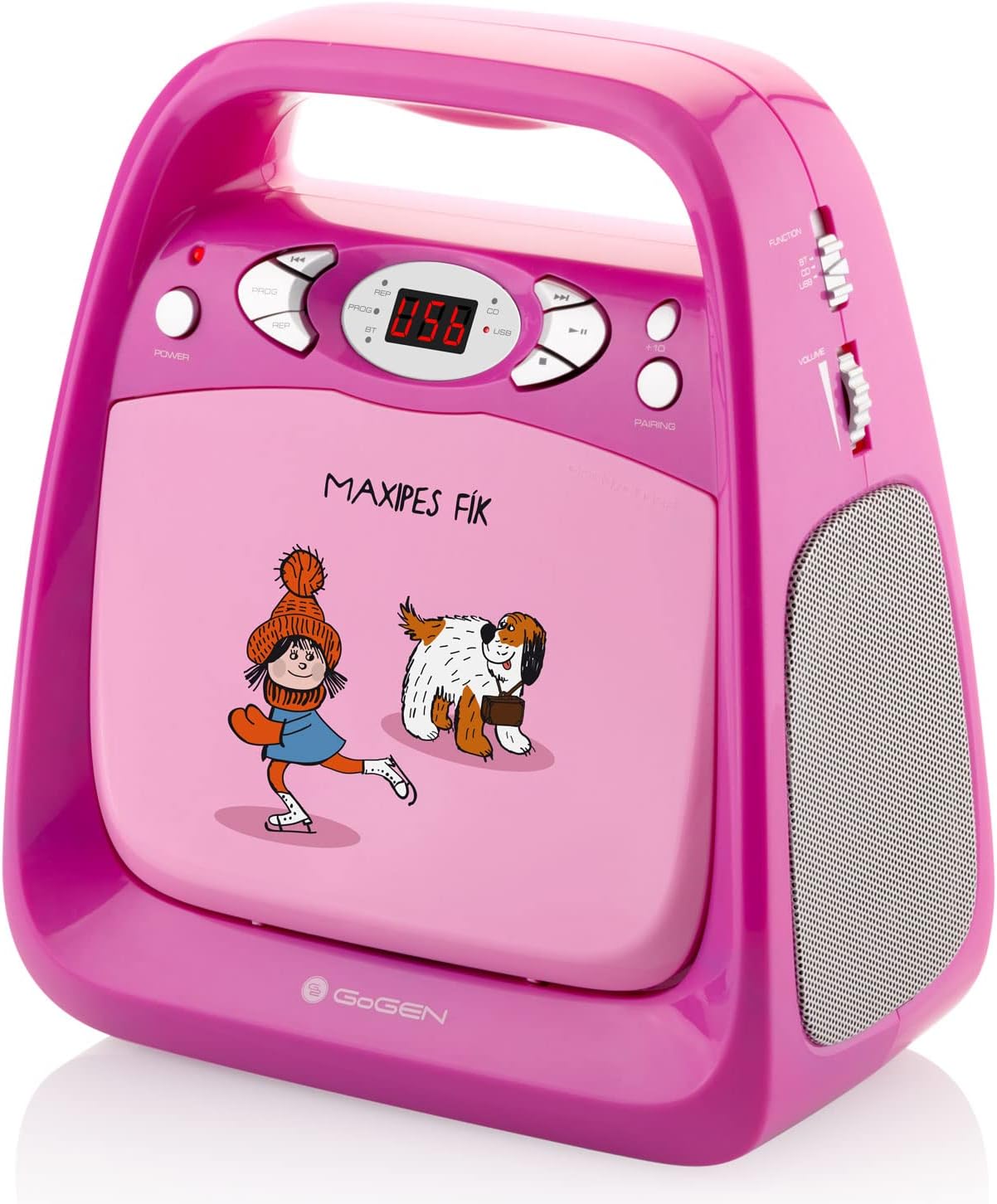 Karaoke-CD-Player mit Mikrofon und Bluetooth