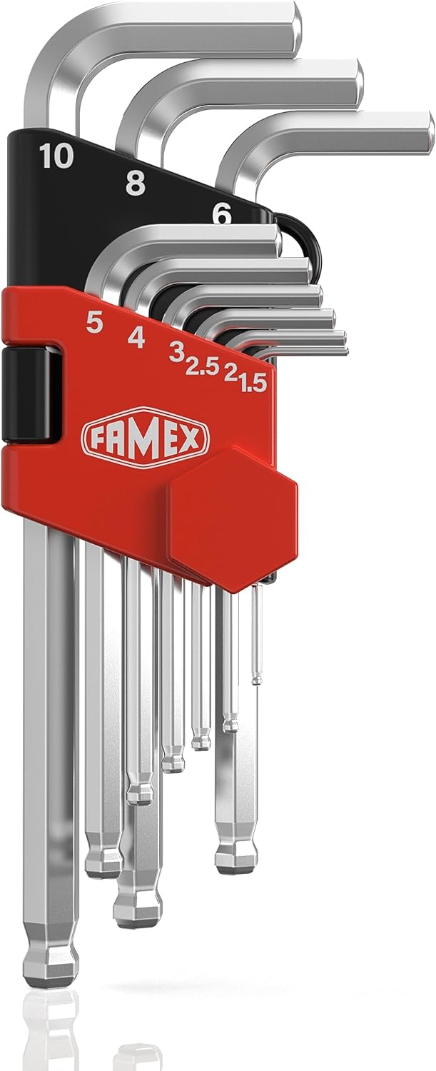 18-tlg. Winkelschraubendreher-Set für Inbus und Torx, 10790 - Sparset - 18-tlg.