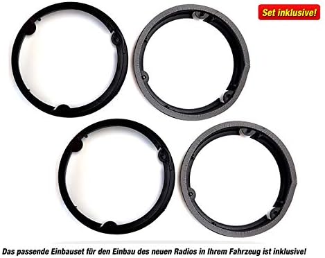 Front/Heck Auto Lautsprecher-Set 16,5 cm