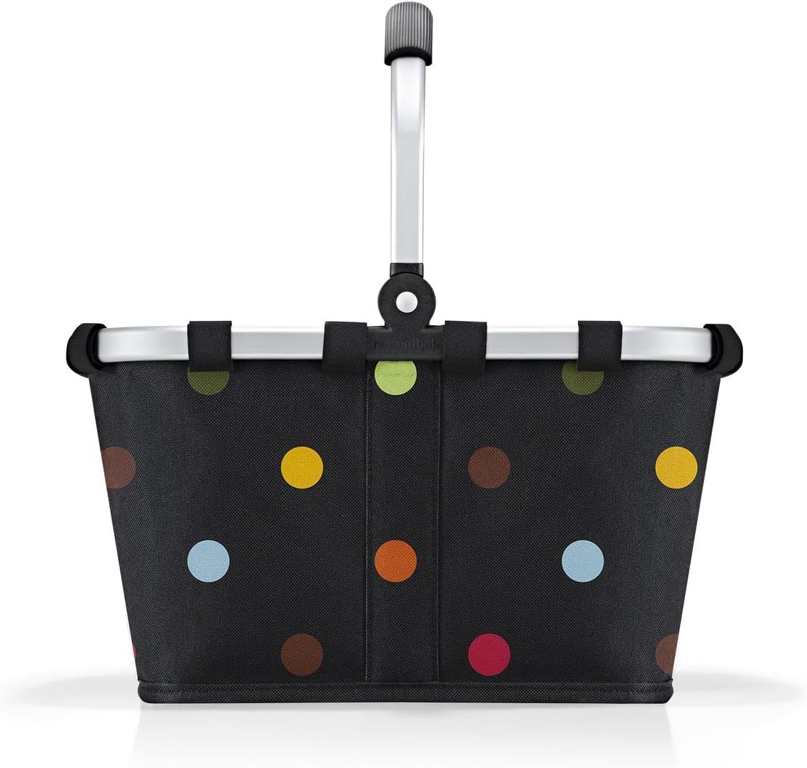 Carrybag XS - Stabiler Einkaufskorb mit Innentasche, Dots