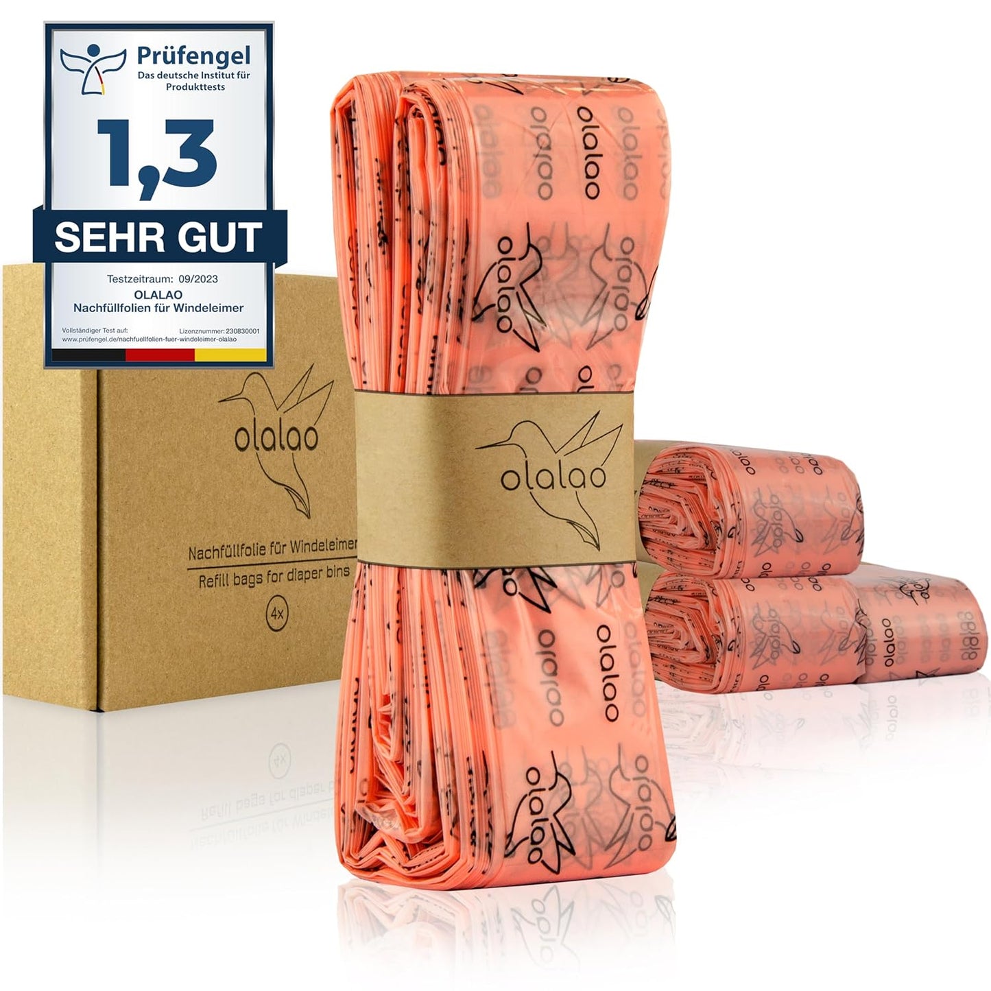 4er-Pack Nachfüllfolie für Windeleimer, 1 stück (4er Pack)