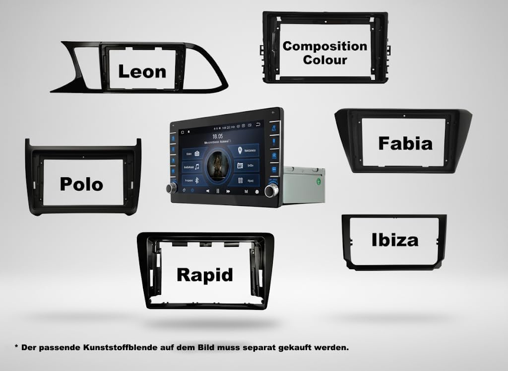 Android 13 Autoradio mit Navi und 8-Zoll-Display, AVM8