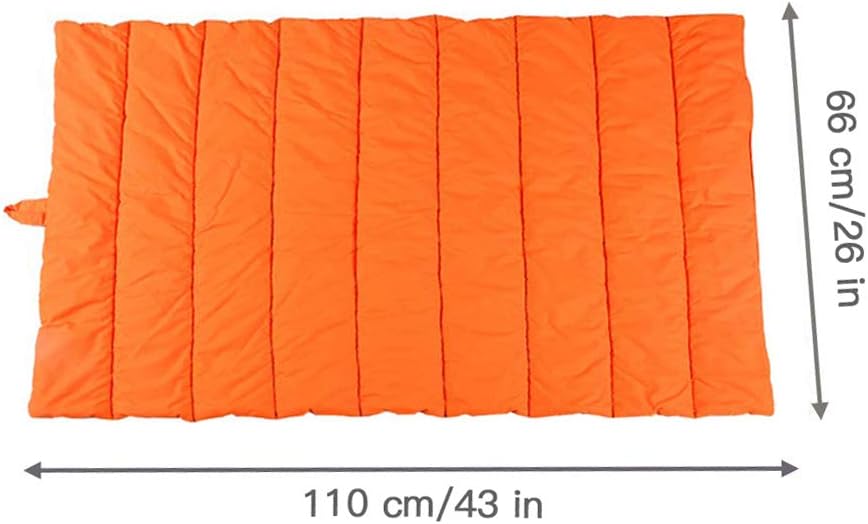 Wasserdichte Hundematte für Outdoor-Reisen, Orange/Grau