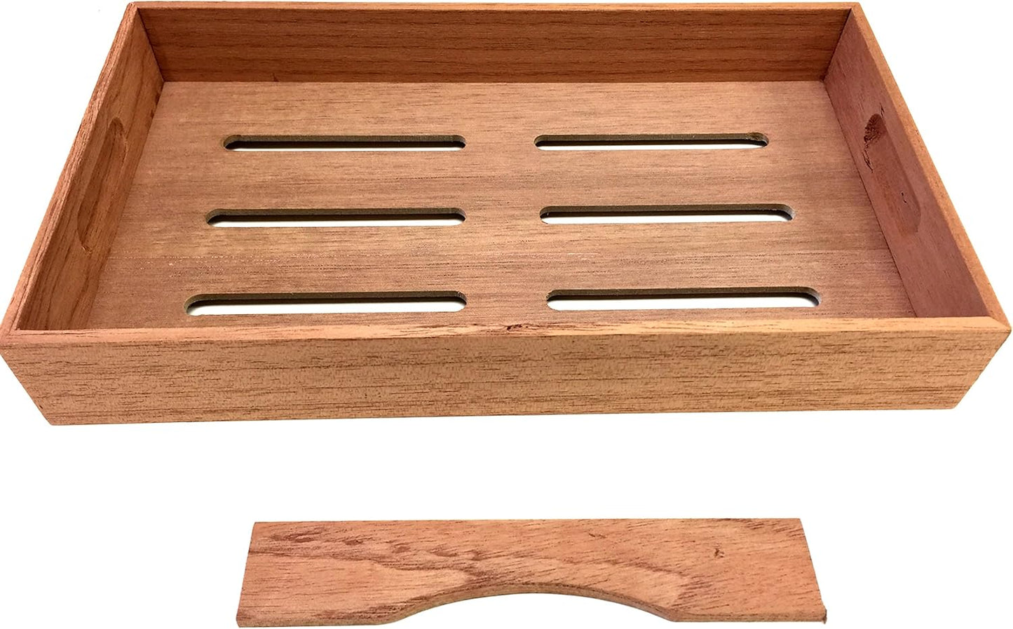 Vielseitiges Zederntablett mit Trennwand