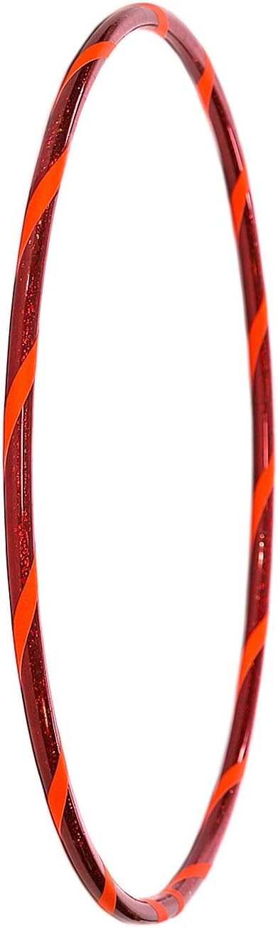 Hula Hoop Reifen für Kinder, Ø60cm Glitter-Rot-Orange