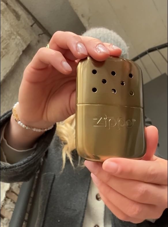 Taschenofen Benzin - Handwärmer, Gold