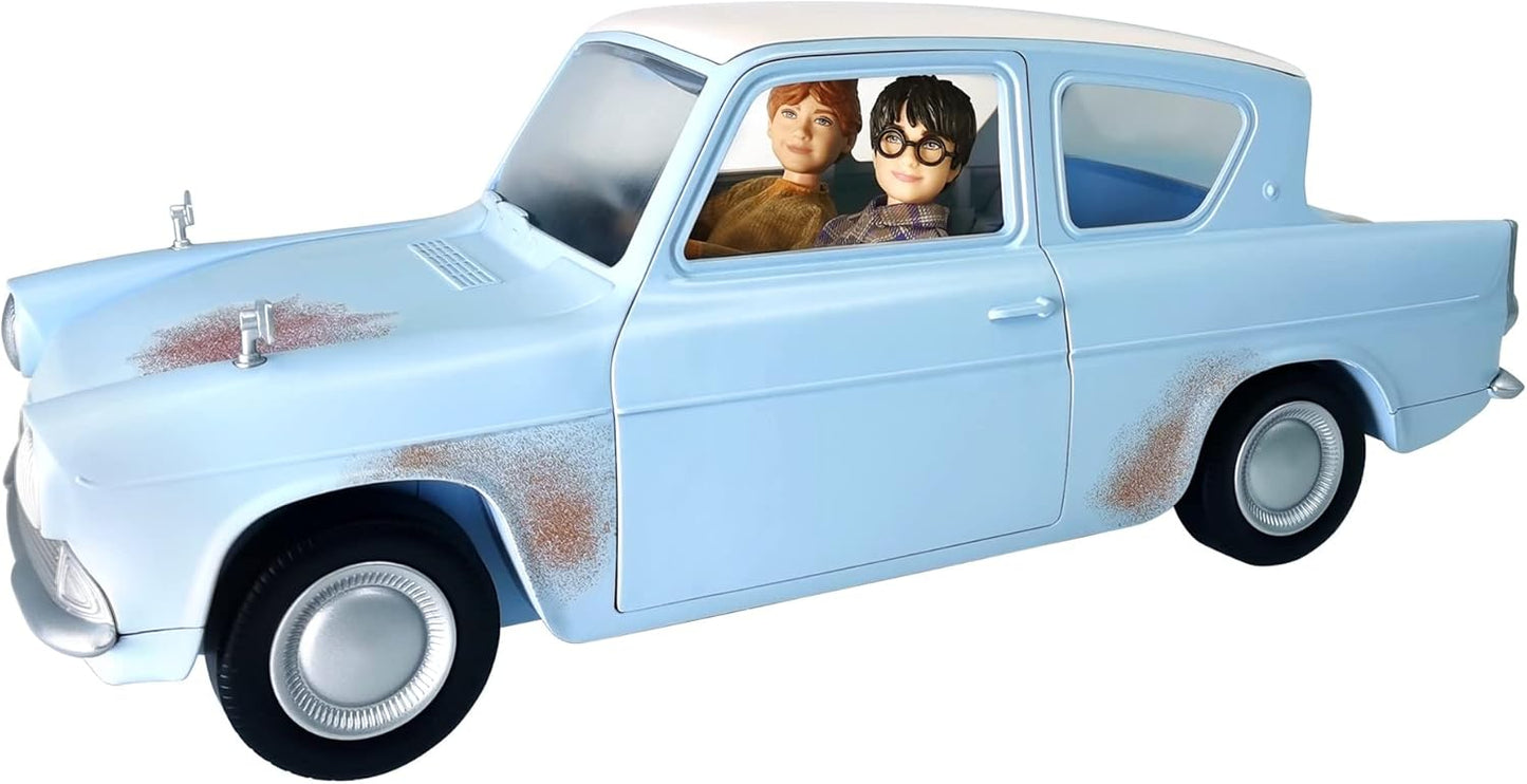 Harry Potter und Ron Weasley im fliegenden Auto