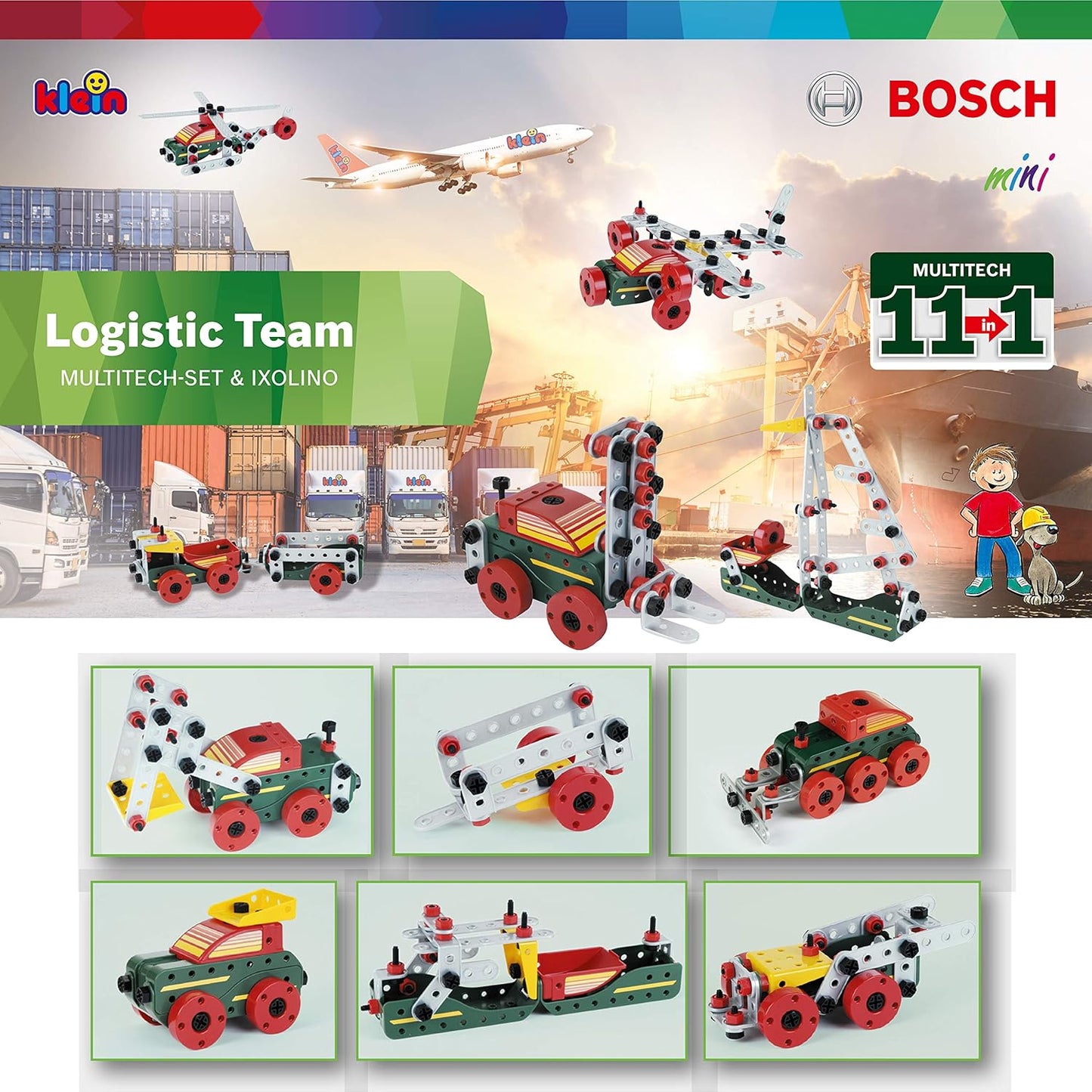 Multi-Tech Konstruktionsset mit Bosch Ixolino, Single