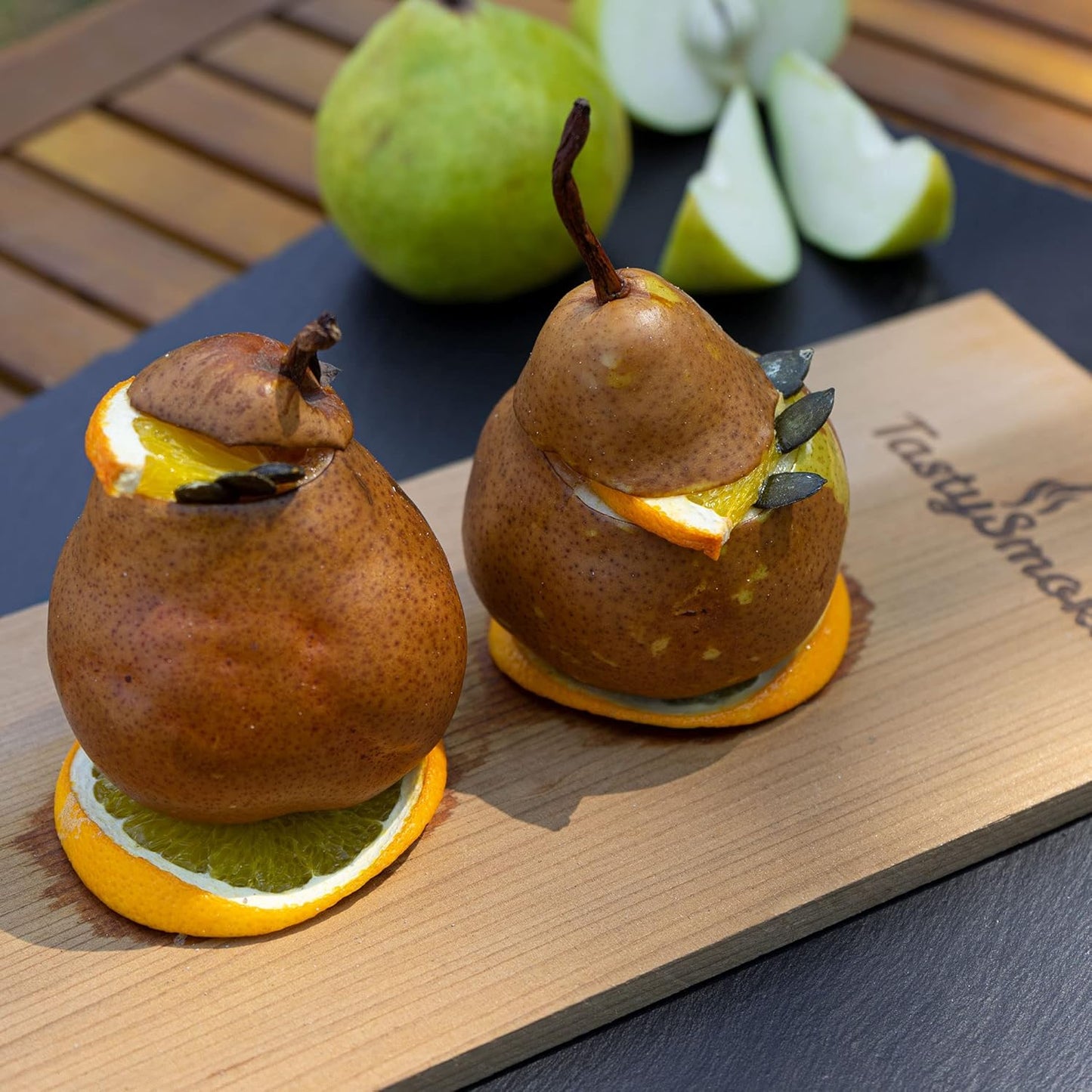 2-teiliges Zedernholz-Grillbretter-Set, 2 Zedernholz
